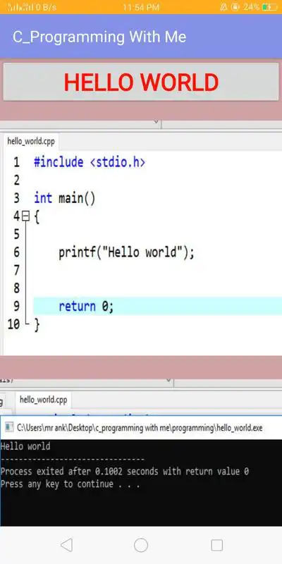 Play C Program with me || Programming Club